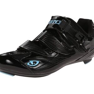 Giro Black Athletic Cycling Shoes with Velcro Straps